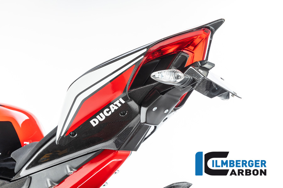 Ilmberger Carbon Untere Rahmenheckabdeckung glanz Panigale V4/S/V4R