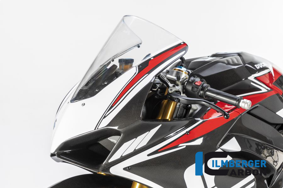 Ilmberger Carbon Verkleidungsoberteil Racing, glänzend, Ducati Panigale V4  2018-2019