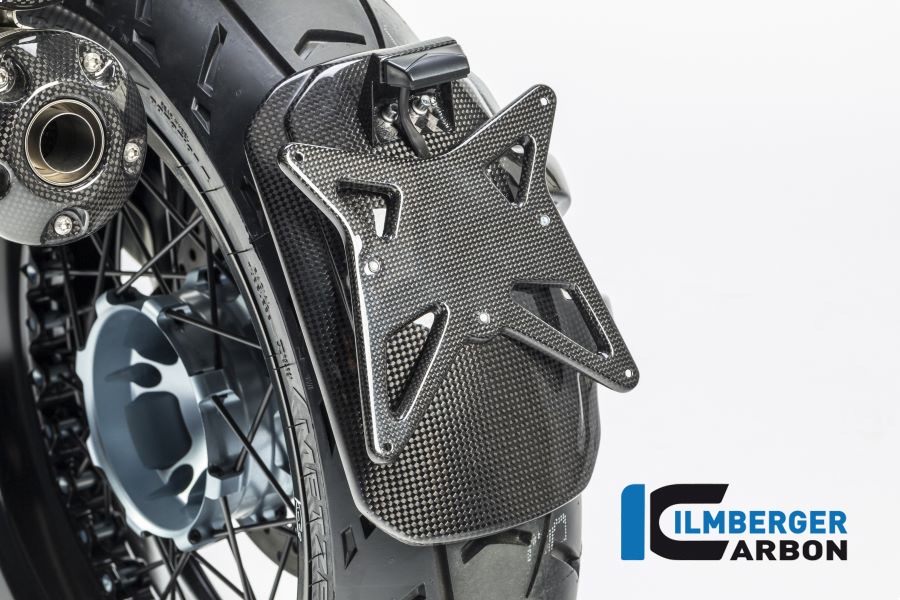 Ilmberger Carbon Spritzschutz incl. Kennzeichenträger