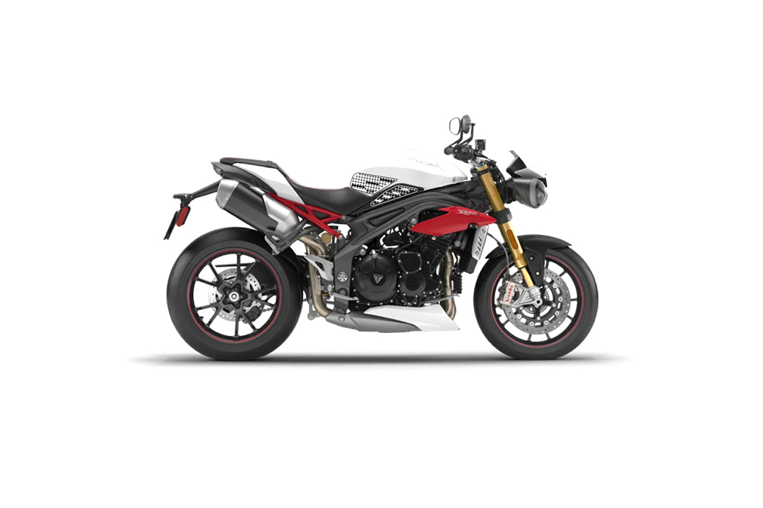 Stompgrip hybrid, Volcano, für Triumph Speed Triple 1050 R 2016-2017, Speed Triple RS 1050 2018-2020, Speed Triple 1050 S 2016-2020