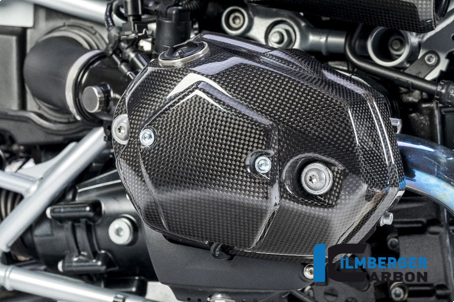 Ilmberger Carbon Ventildeckel rechts, glänzend, BMW R nineT 2014-2017, R nineT Racer, Scrambler, Urban GS 2016-