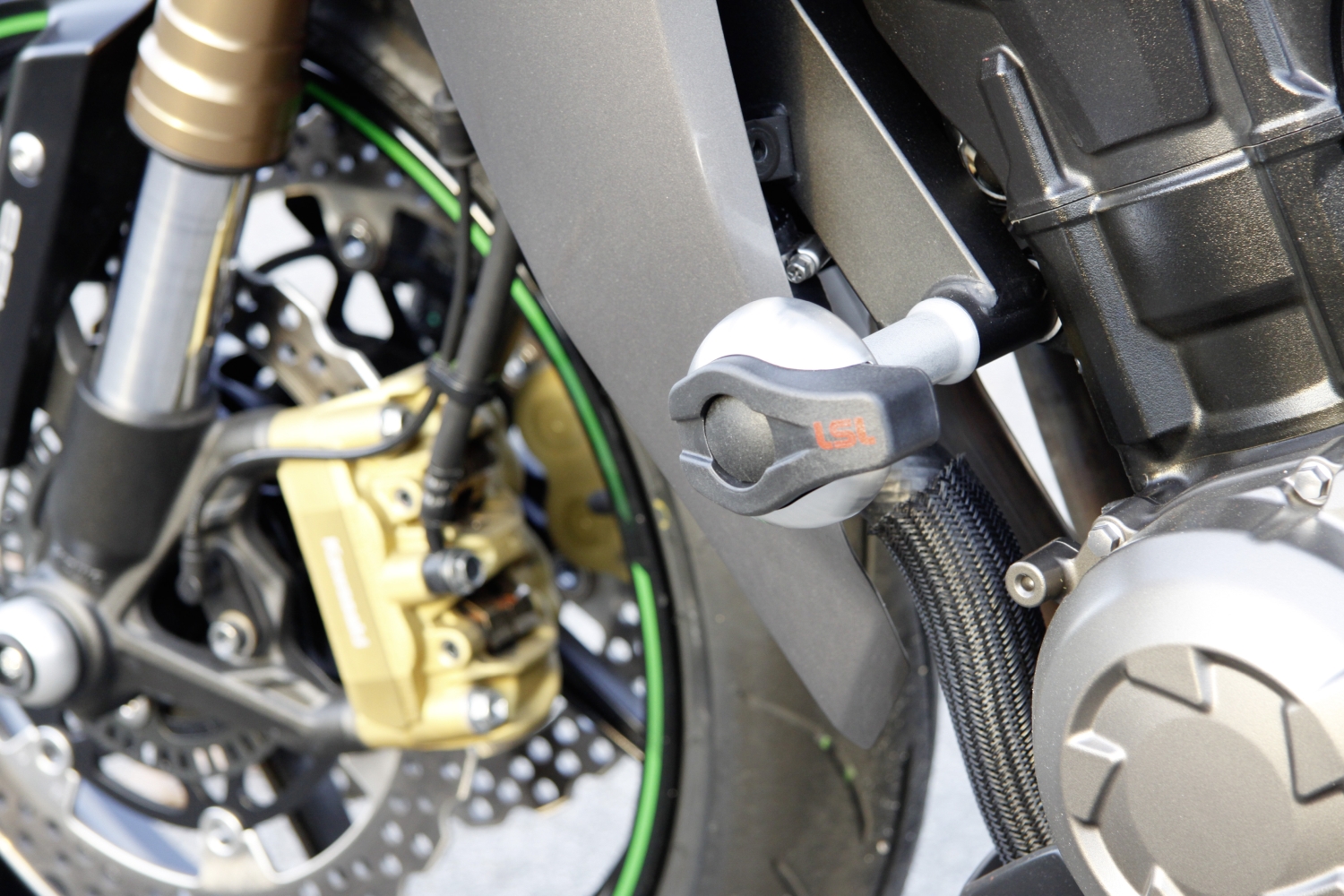 LSL Crash Pad / SlideWing Befestigungskit für Kawasaki Z1000 ABS,  2010-