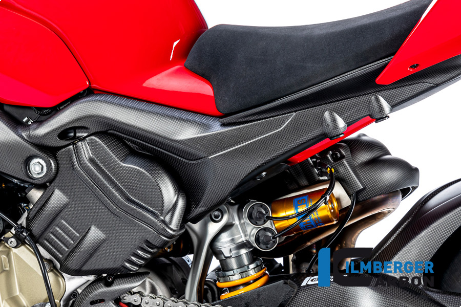 Ilmberger Carbon Rahmenheckverkleidung links matt  für Ducati Streetfighter V4 2020-