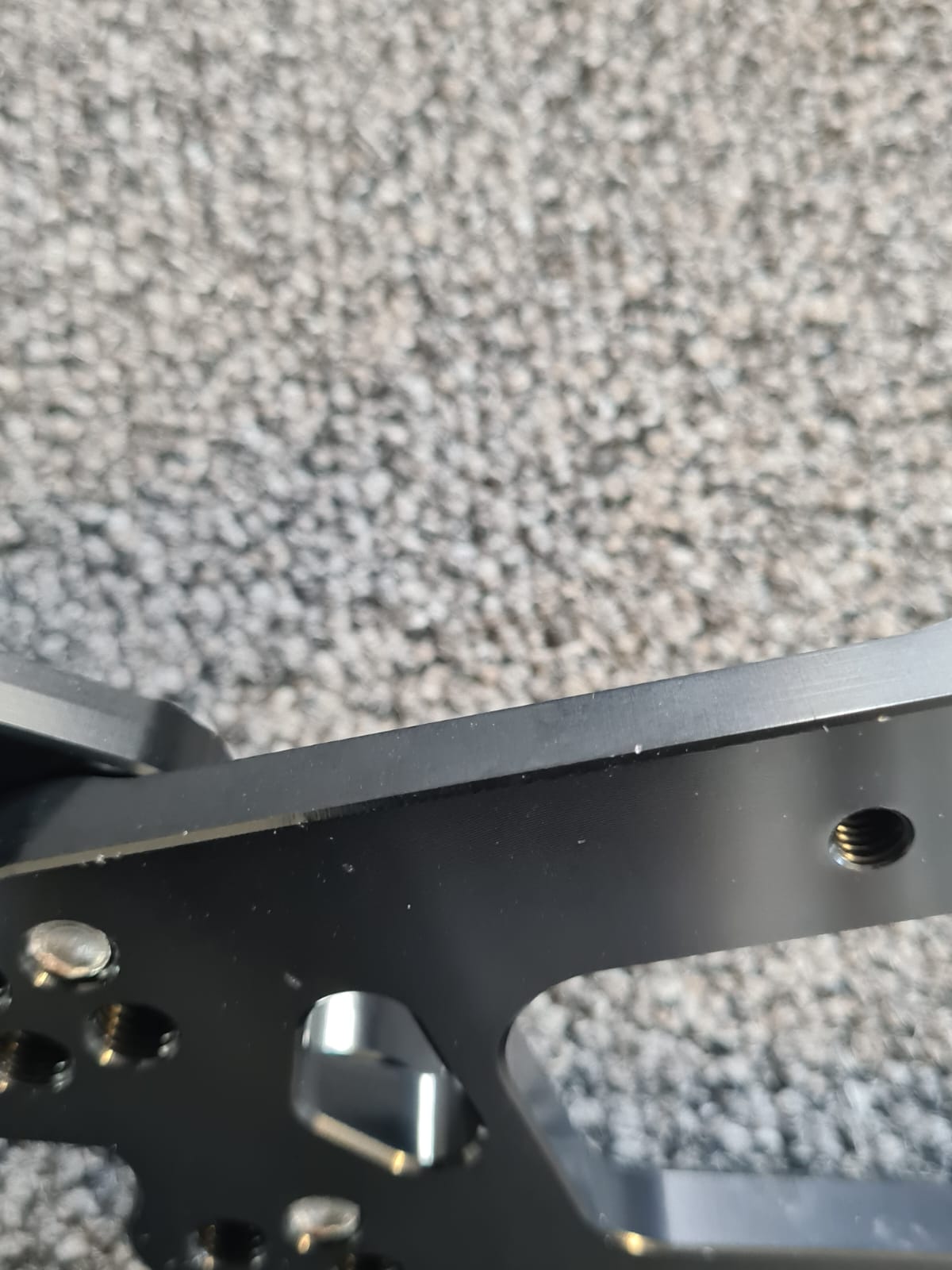 >TRACK< Fußrastenanlage schwarz Yamaha YZF-R6 RJ15 2006-16 ABE