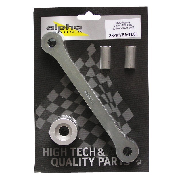 alpha Technik Tieferlegungssatz 30mm für Suzuki GSR600; Typ WVB9; Modelljahr 2006