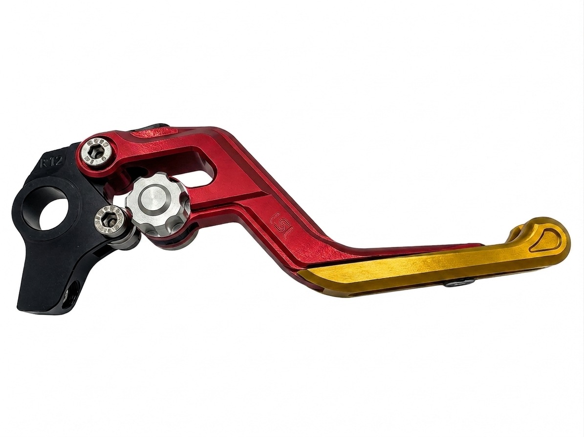 LSL ERGONIA Bremshebel R17 Rot/Silber/Gold