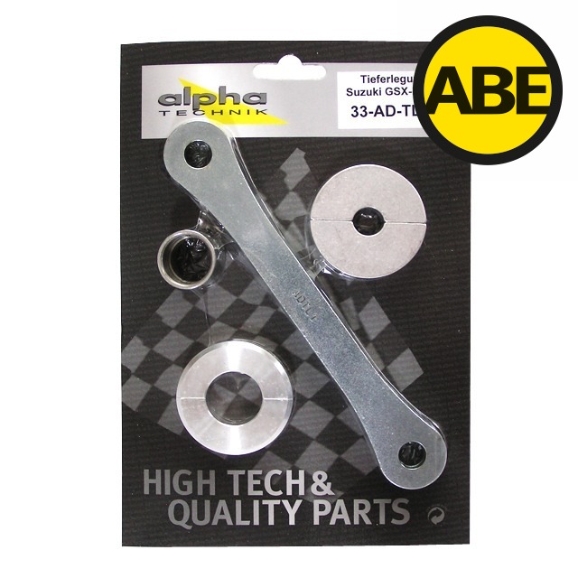 alpha Technik Tieferlegungssatz 30mm für Suzuki GSXR600;  Typ AD; Modelljahr 1996-