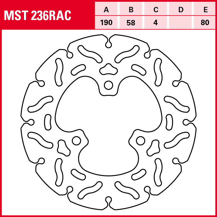 TRW Bremsscheibe Sportiv starr MST236RAC