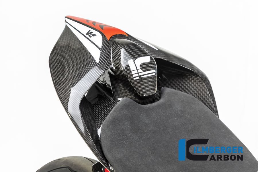 Ilmberger Carbon Sitzverkleidung. glänzend, Ducati Panigale V4, V4S, V4R 2019-