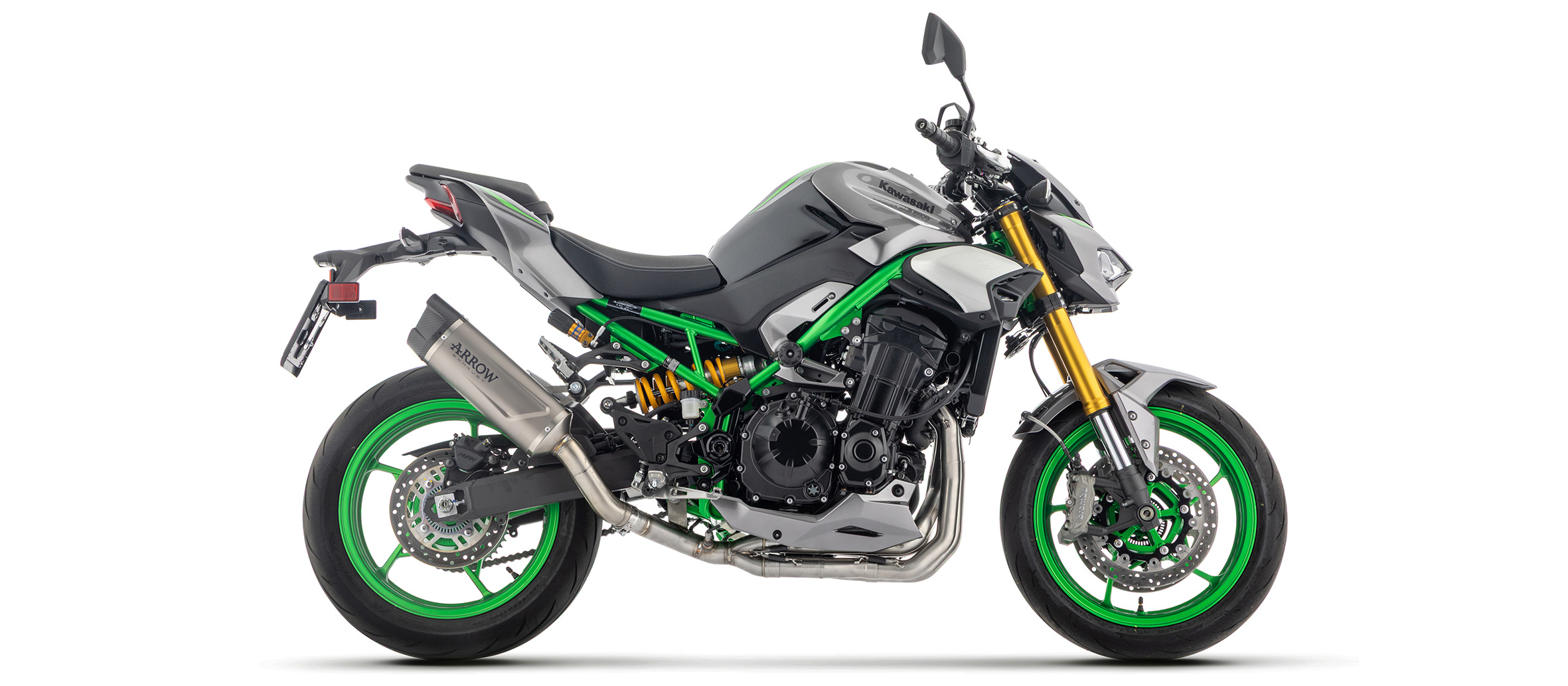 ARROW Auspuff INDY RACE EVO Titan für Kawasaki Z900 Modelljahr 2025-