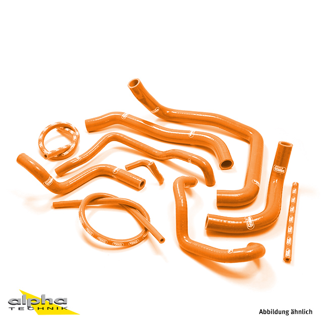 Siliconschlauch Kit orange für Honda CBR900RR,SC44