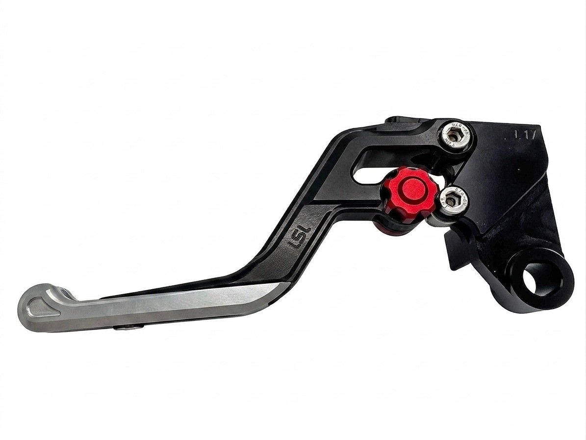 LSL ERGONIA Kupplungshebel L16 Schwarz/Rot/Silber