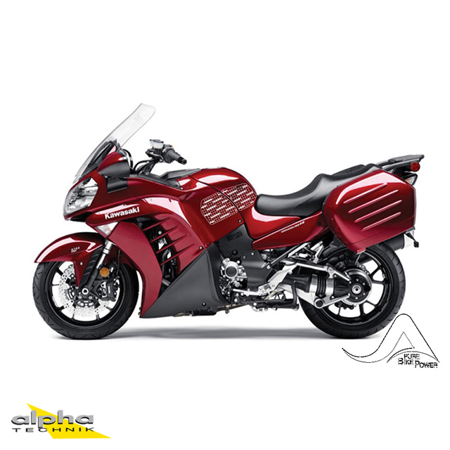 Stompgrip schwarz, Volcano, für Kawasaki 1400 GTR, 2010-1