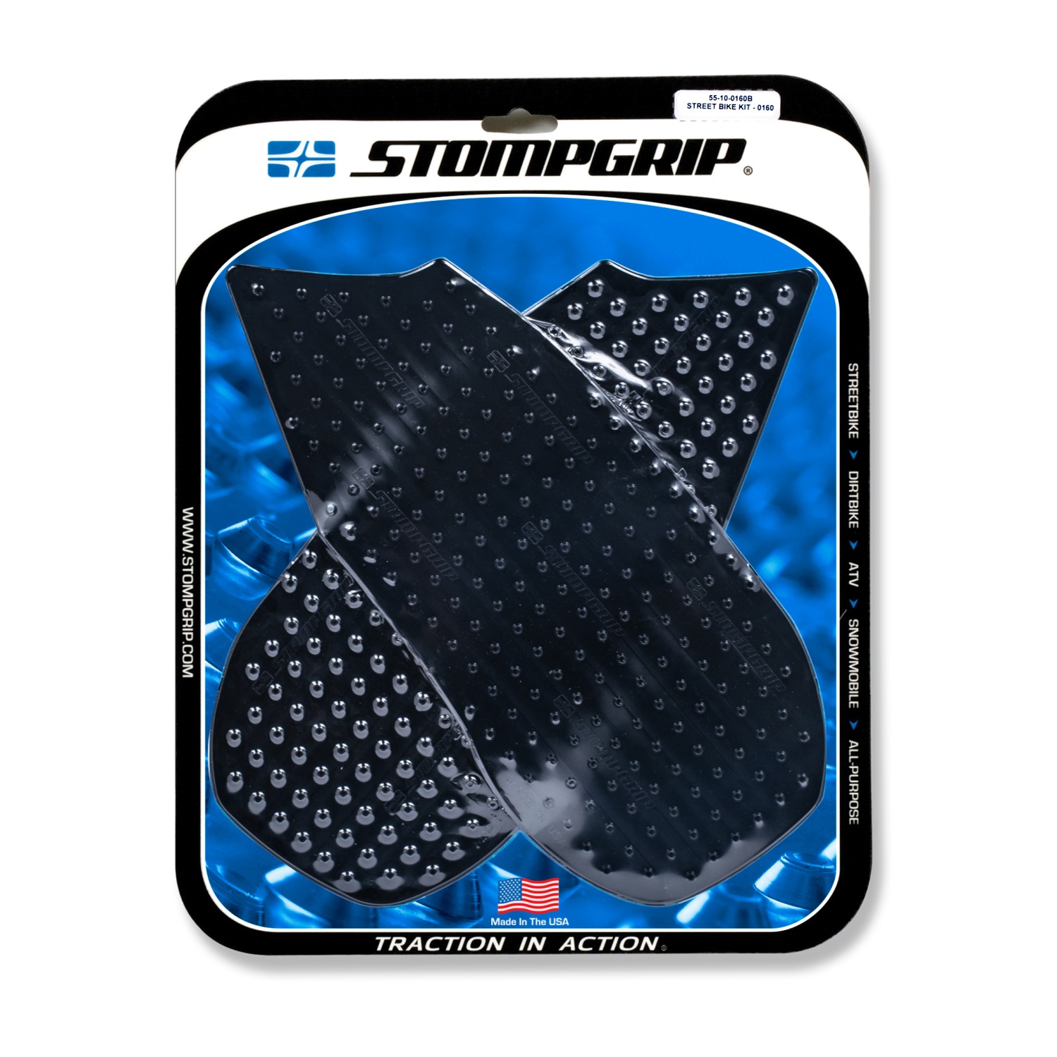 Stompgrip schwarz, Volcano, für Honda CB1000R, 2018-2025