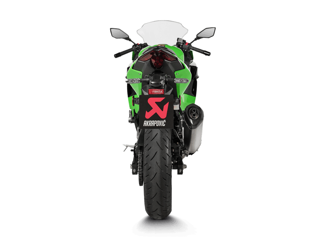 Akrapovic Slip-On Line (Titan) Auspuff für Kawasaki Ninja 500, Z500, 2024-2025