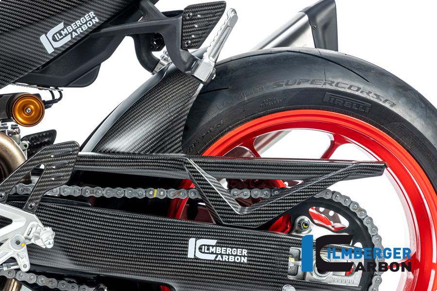 Ilmberger Carbon Kotflügel hinten matt für Aprilia RSV4 / Tuono V4 2021-