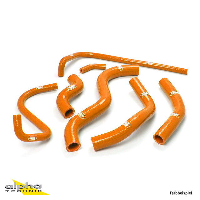 SAMCO SPORT Siliconschlauch Kit orange für Honda CB900 Hornet Modelljahr 2002-2007