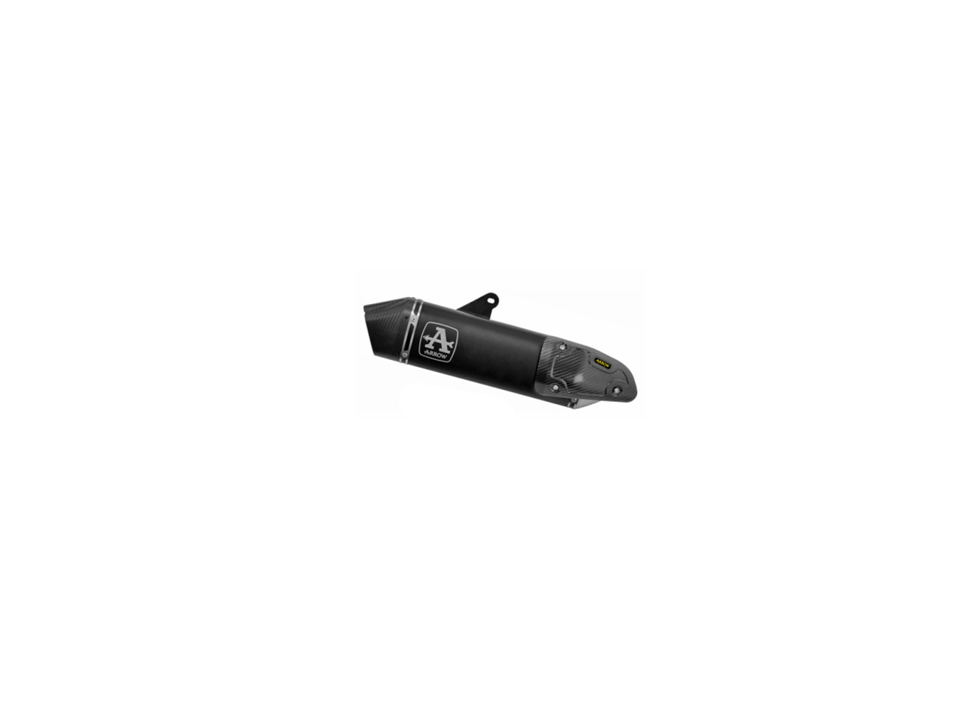 ARROW VELOCE DARK RACING Slip-On mit Hitzeschild für Triumph Tiger 900 Modelljahr 2020- 