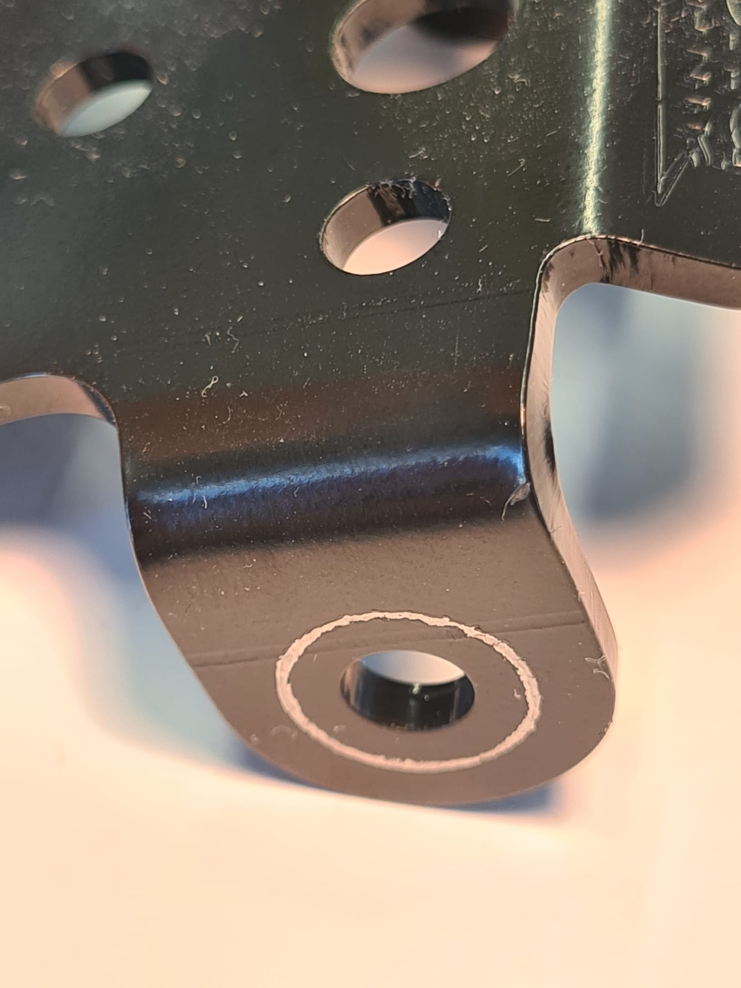 alpha Technik Kennzeichenhalter Edelstahl schwarz für Yamaha MT125 ab 2020-