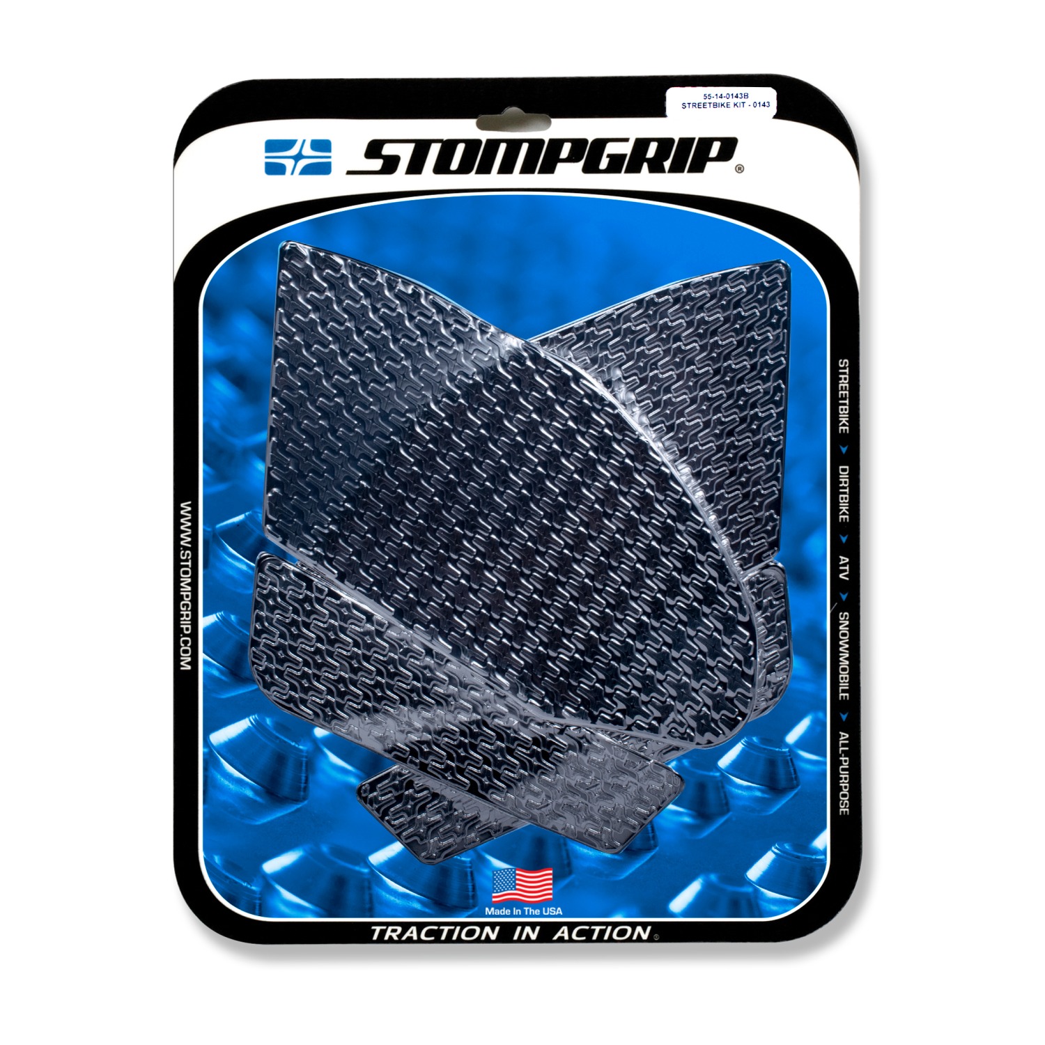 Stompgrip Traction Pads schwarz, für Suzuki GSXR1000(R), 2017-2026
