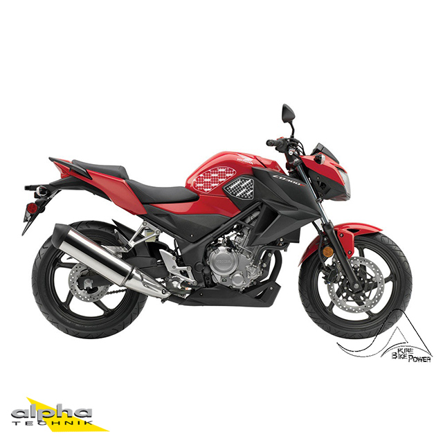 Stompgrip schwarz, Volcano, für Honda CB300F, 2015-2018