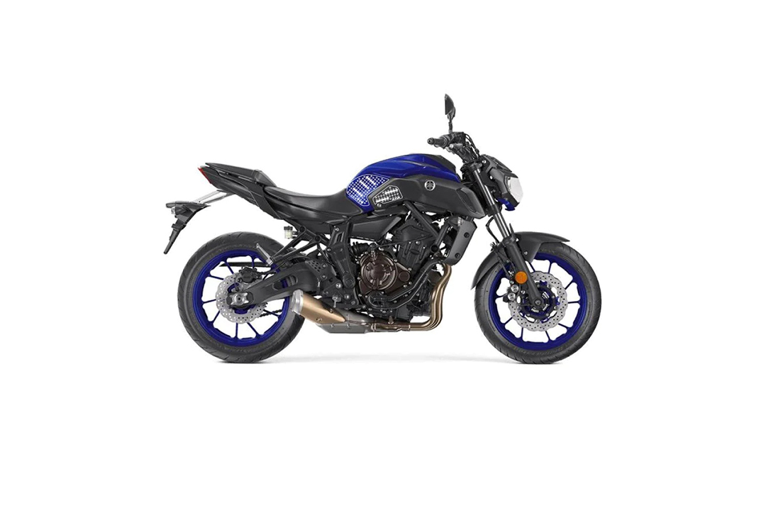 Stompgrip schwarz, Icon, für Yamaha MT07, 2018-2020