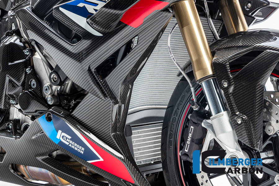 Ilmberger Carbon Wasserkühlerabdeckung rechts, glänzend, BMW S1000R 2021-
