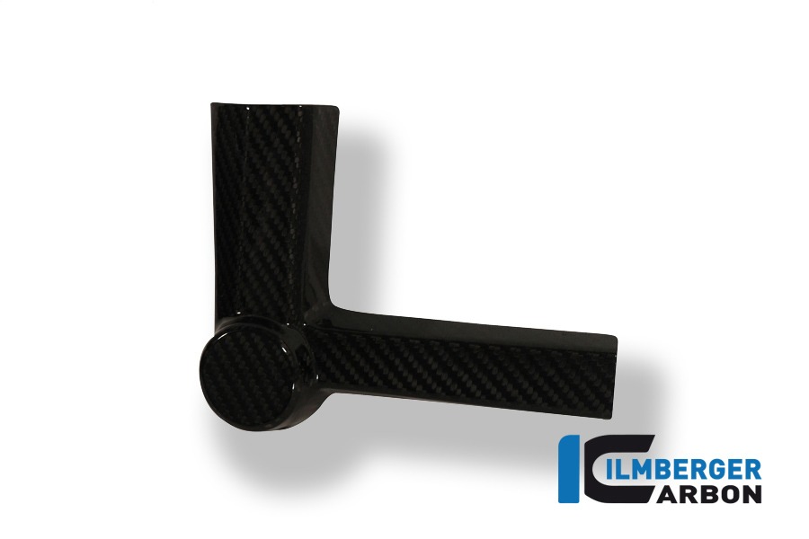 Ilmberger Carbon Sturzpad am Rahmen links, Carbon