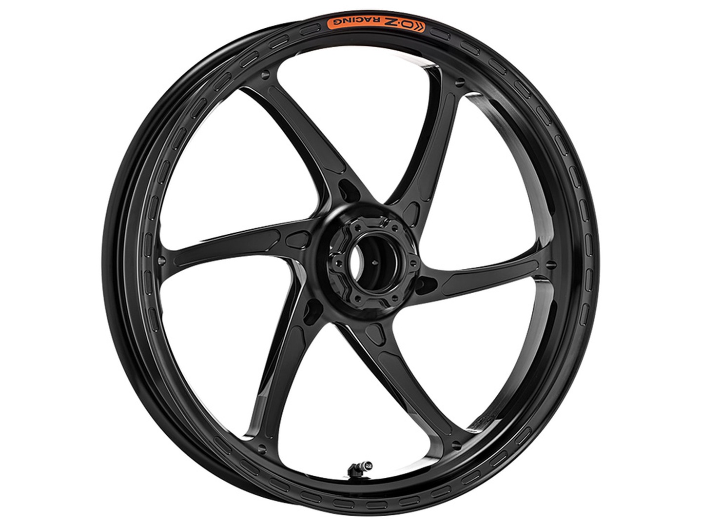 OZ Gass RS-A Aluminium vorne in schwarz glänzend für Aprilia RSV1000R, RSV4, Tuono V4(R), Tuono 1000 R, Dorsoduro SMV1200