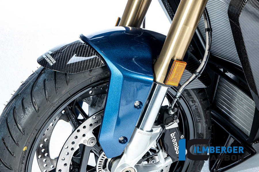 Ilmberger Carbon Kotflügel vorne für lackierten original Kotflügel, glänzend, BMW S1000XR 2020- M1000XR 2024-