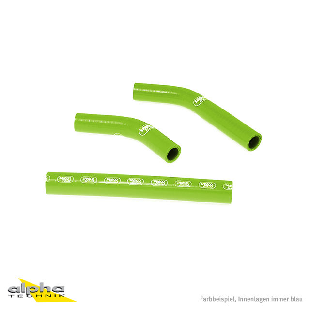 SAMCO SPORT Siliconschlauch Kit grün für KTM SX250 XC250 XC300 Modelljahr 2007-2010