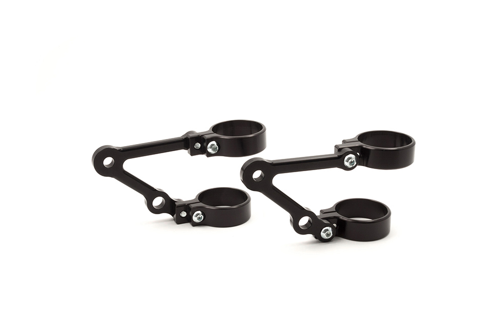 LSL Lampenhalter 52mm, extra kurz, mit Blinkeraufnahme