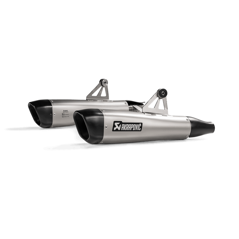 Akrapovic Slip-On Line (Titan) Triumph Bonneville T100 2017-2020 / T120  2016-2020