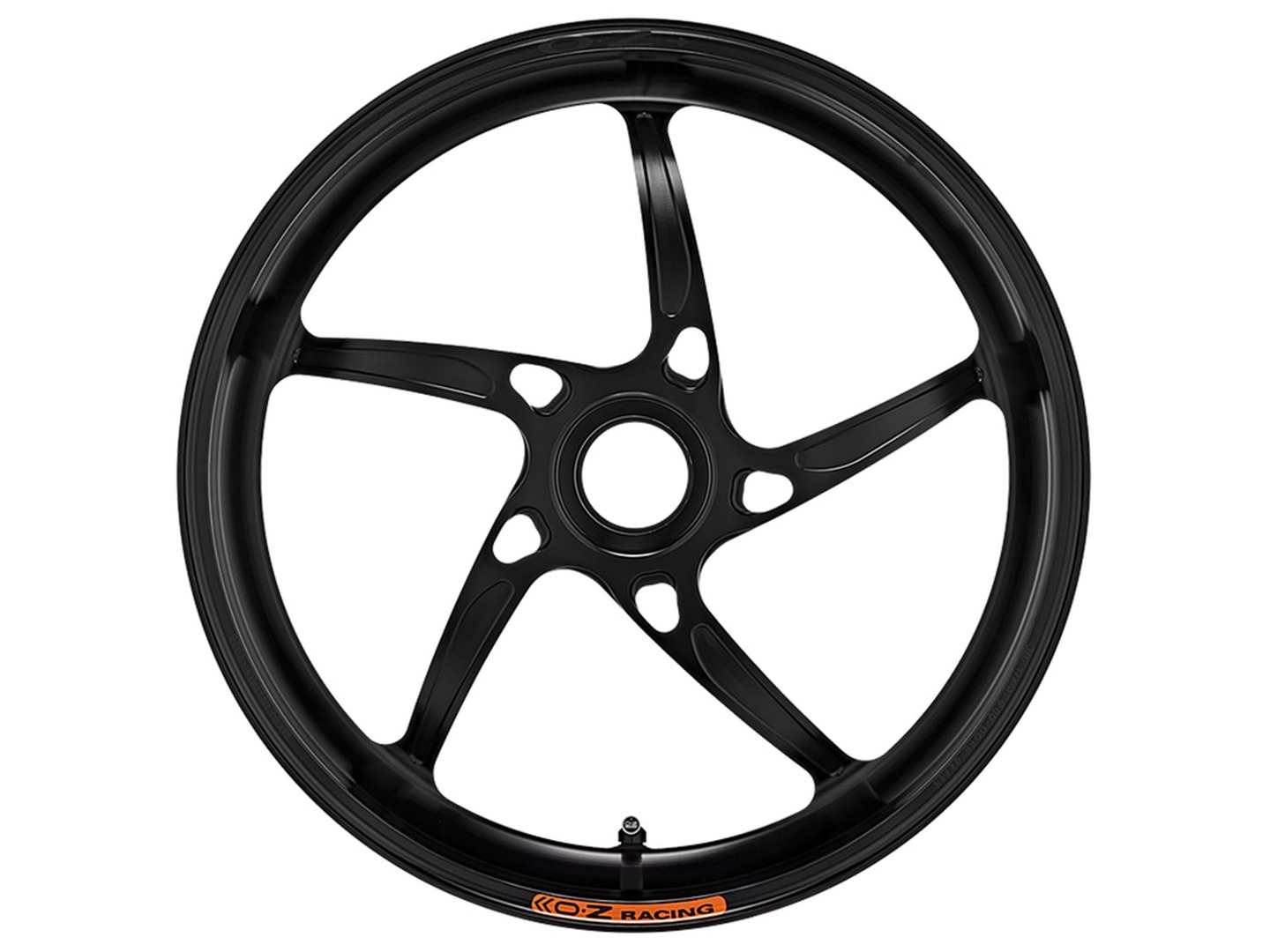 OZ Piega Aluminium hinten in schwarz glänzend für MV Agusta Brutale (Dragster) und F4