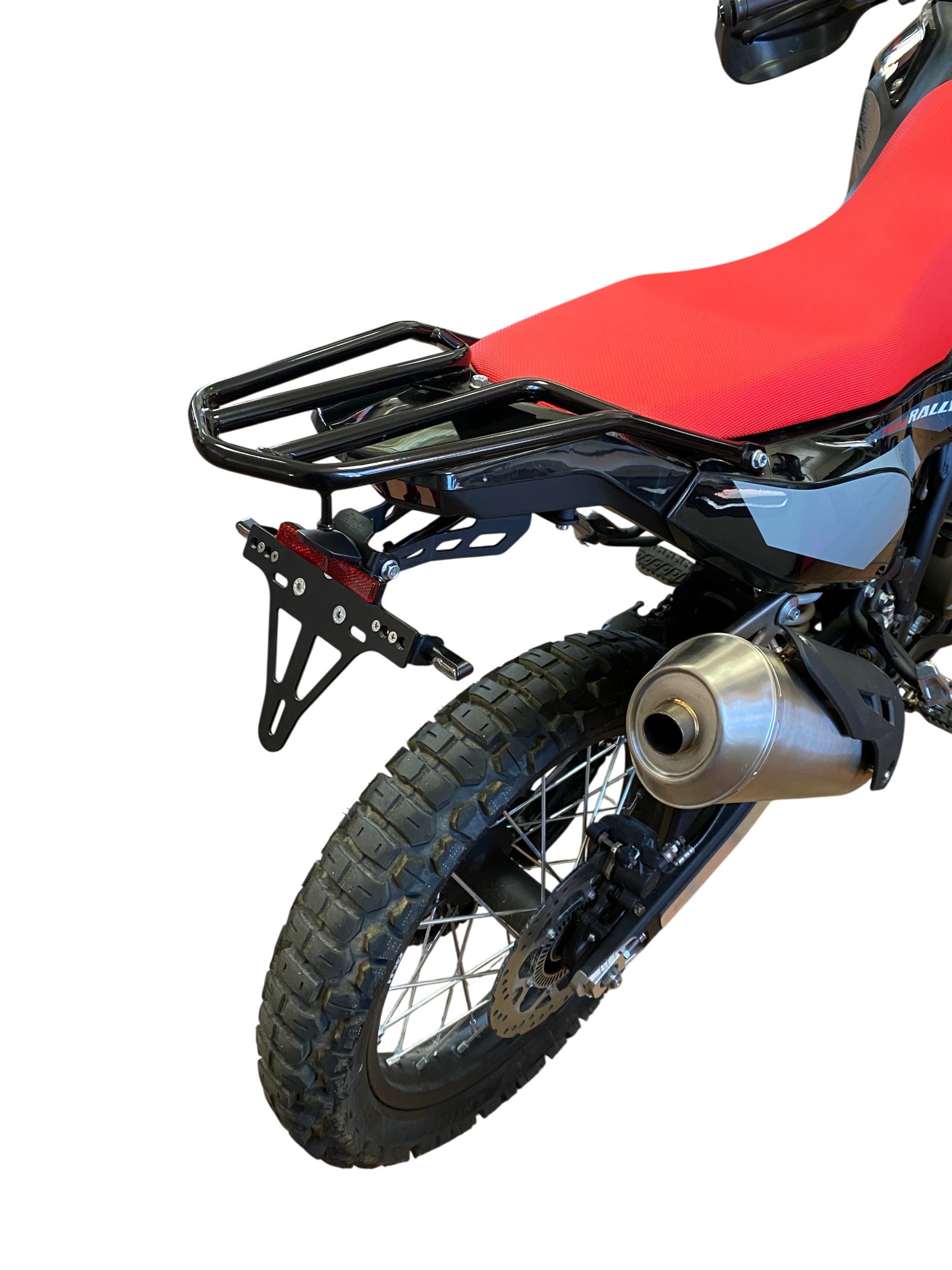 alpha Technik Kennzeichenhalter für Rieju Aventura Rally 307, ab Modelljahr 2026-