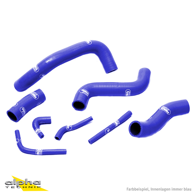SAMCO SPORT Siliconschlauch Kit blau für Kawasaki ZRX1100 ZRX1200 ab Modelljahr 1997- nur für Fahrzeuge mit Vergaserenteisung