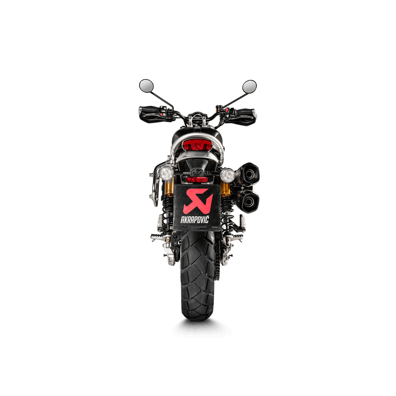 Akrapovic Slip-On Line (Titan) Triumph Scrambler 1200 2019-2020