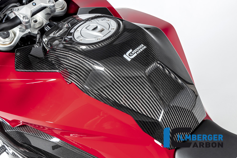 Ilmberger Carbon Tankabdeckung oben, glänzend, BMW S1000XR 2020- M1000XR 2024-