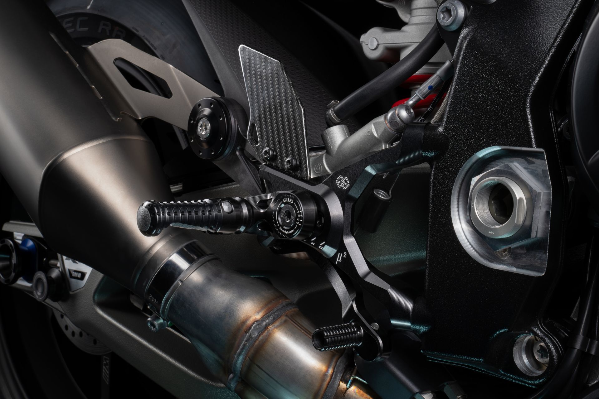 GILLES MUE2 Fußrastenanlage BMW M 1000 RR, S1000 RR, 2025-