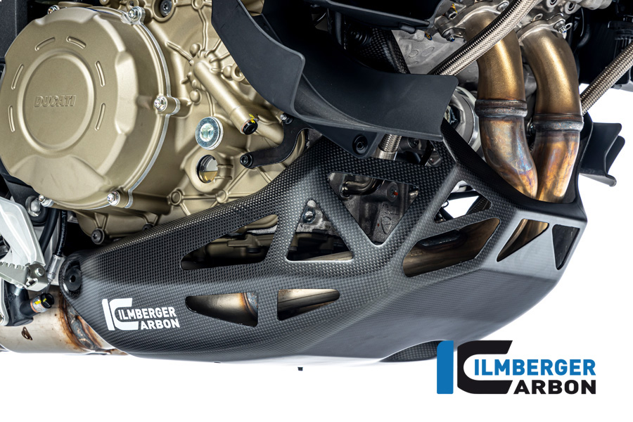 Ilmberger Carbon Motorverkleidung unten, matt, Ducati Multistrada V4 2020-