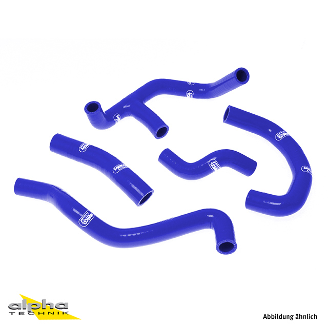 SAMCO SPORT Siliconschlauch Kit blau für Suzuki RGV250 Modelljahr 1991-1996