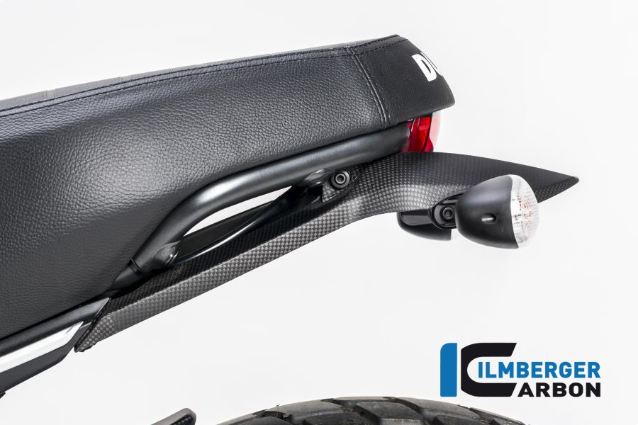 Ilmberger Carbon Blinkerhalter hinten matt