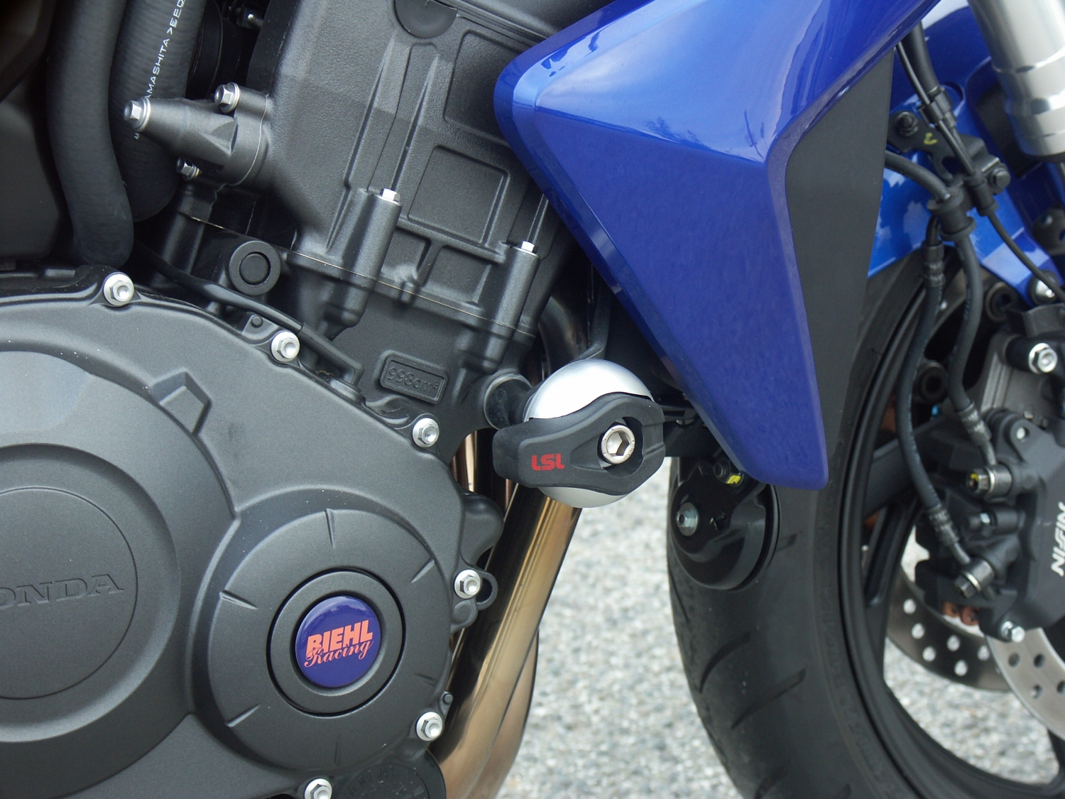 LSL Crash Pad Befestigungskit für Honda CB1000R / CBF1000F,  2010-, DS, schwarz