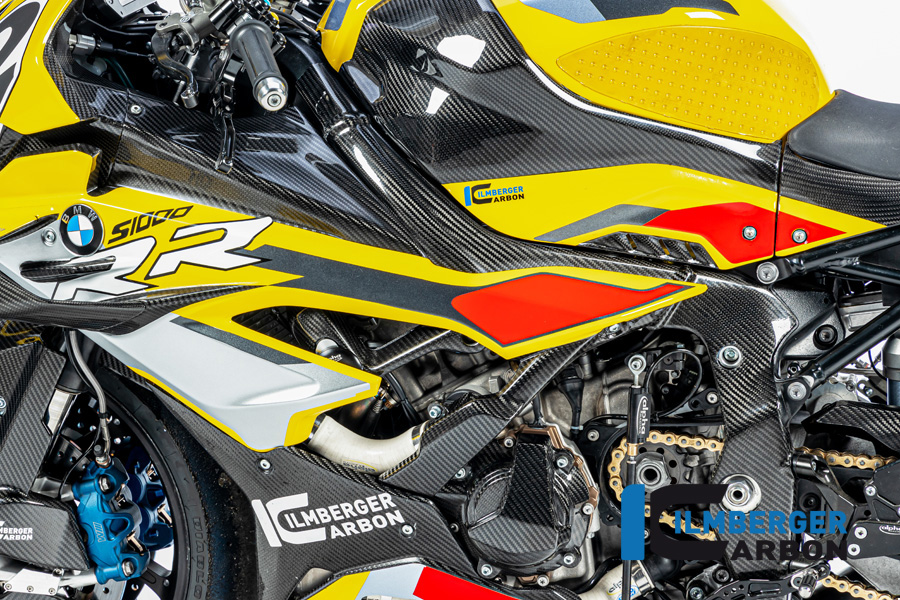 Ilmberger Carbon Verkleidungsseitenteil links Racing, glänzend, BMW M1000RR 2021-