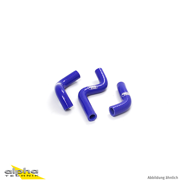 SAMCO SPORT Siliconschlauch Kit blau für Kawasaki KX85 KX112 KX100 Modelljahr 2014-2023