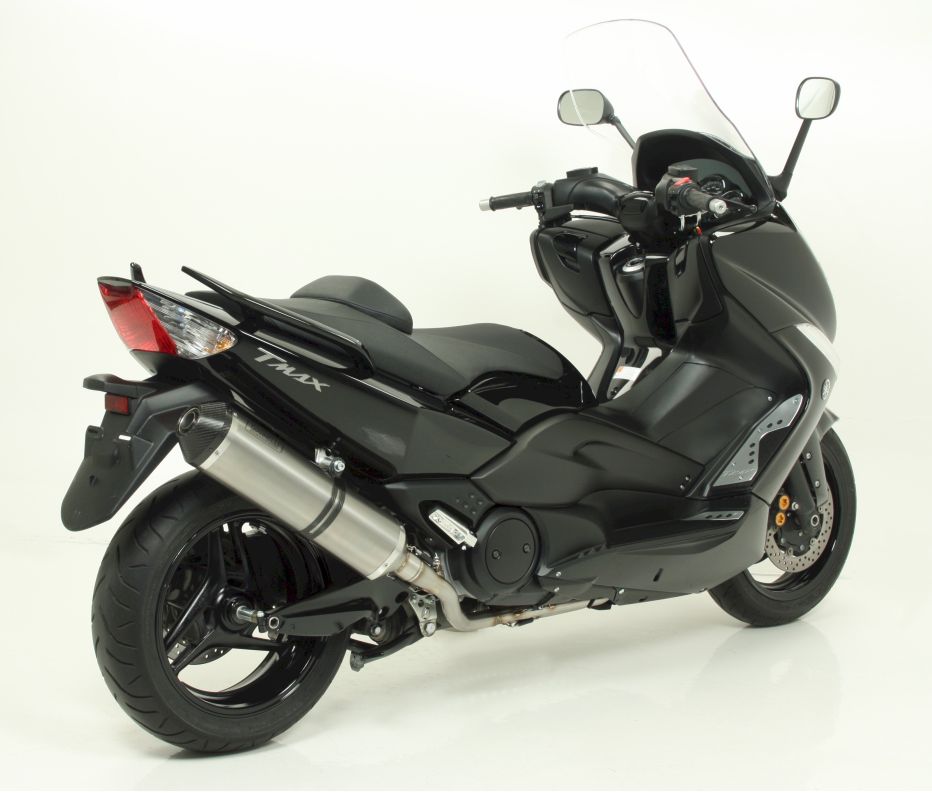 GIANNELLI Komplettanlage IPERSPORT für Yamaha T-Max 500, 2008-11, ohne Katalysator, Titan