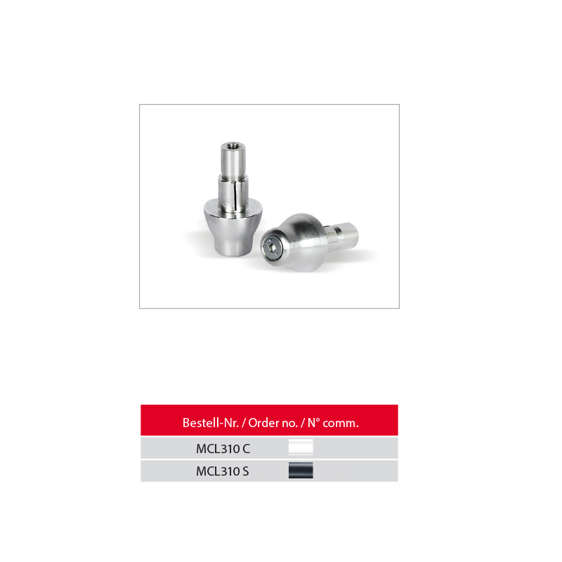TRW Lenkrohrstopfen Aluminium MCL310C in silber