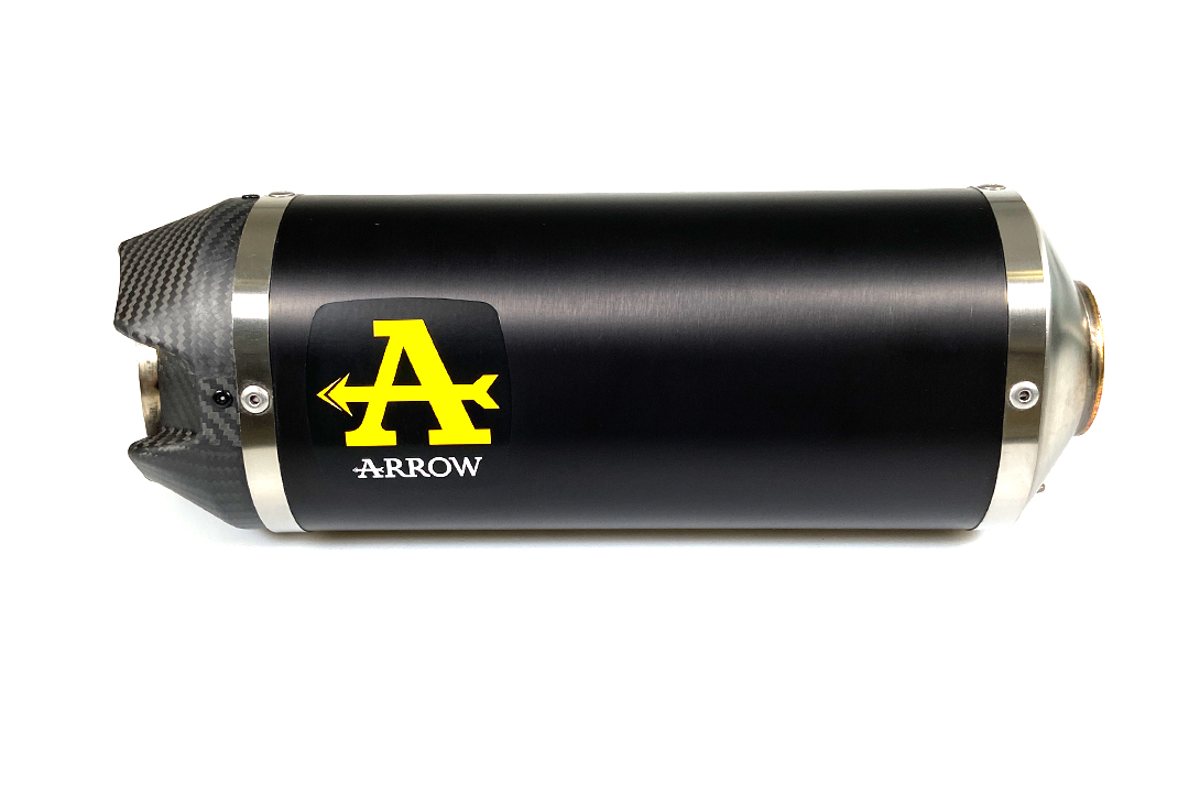 ARROW Auspuff DARK INDY RACE für Aprilia RS660 2021-, Aluminium schwarz