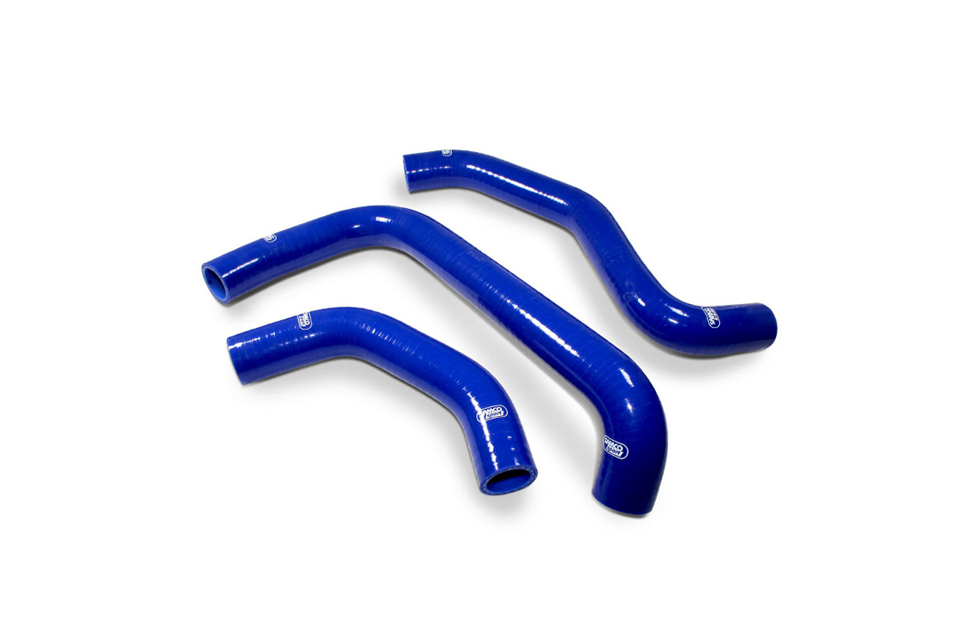 SAMCO SPORT Siliconschlauch Kit Race Bike Design blau für Kawasaki ZX10R Ninja ZX10RR Ninja Modelljahr 2021-2024