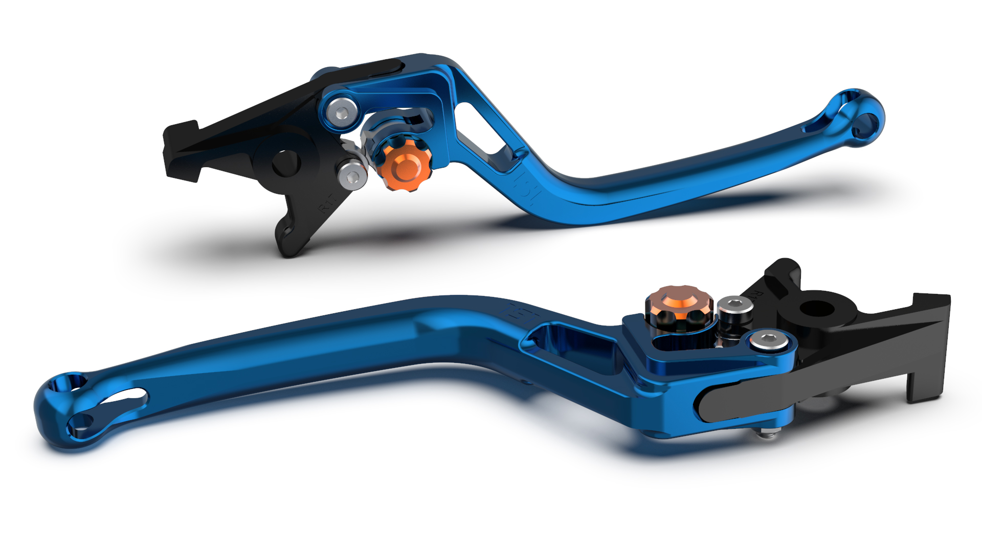 LSL Kupplungshebel BOW L83R, blau/orange